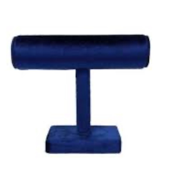 Bracelet display velvet blue - Picture 1 of 3